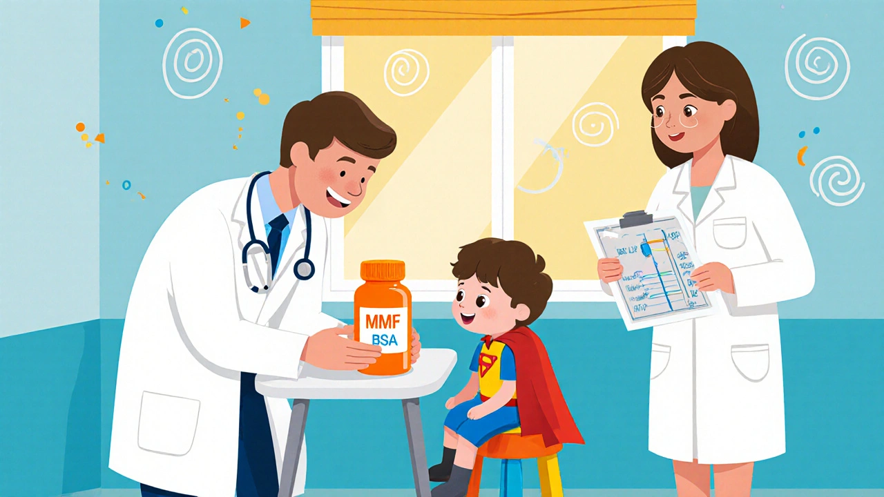 Mycophenolate Mofetil for Children: Safety, Dosage, and Effectiveness
