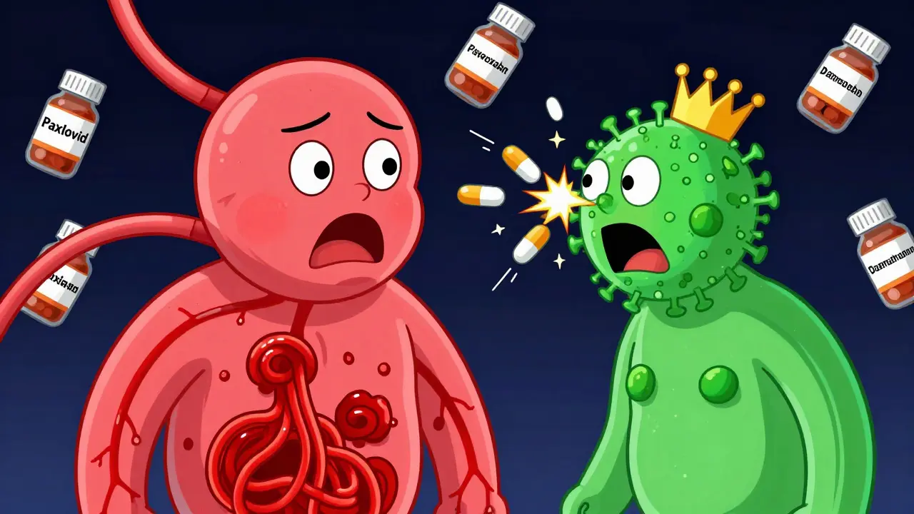 Respiratory Infections and COVID-19: How Blood Thinners Interact with Antiviral Treatments